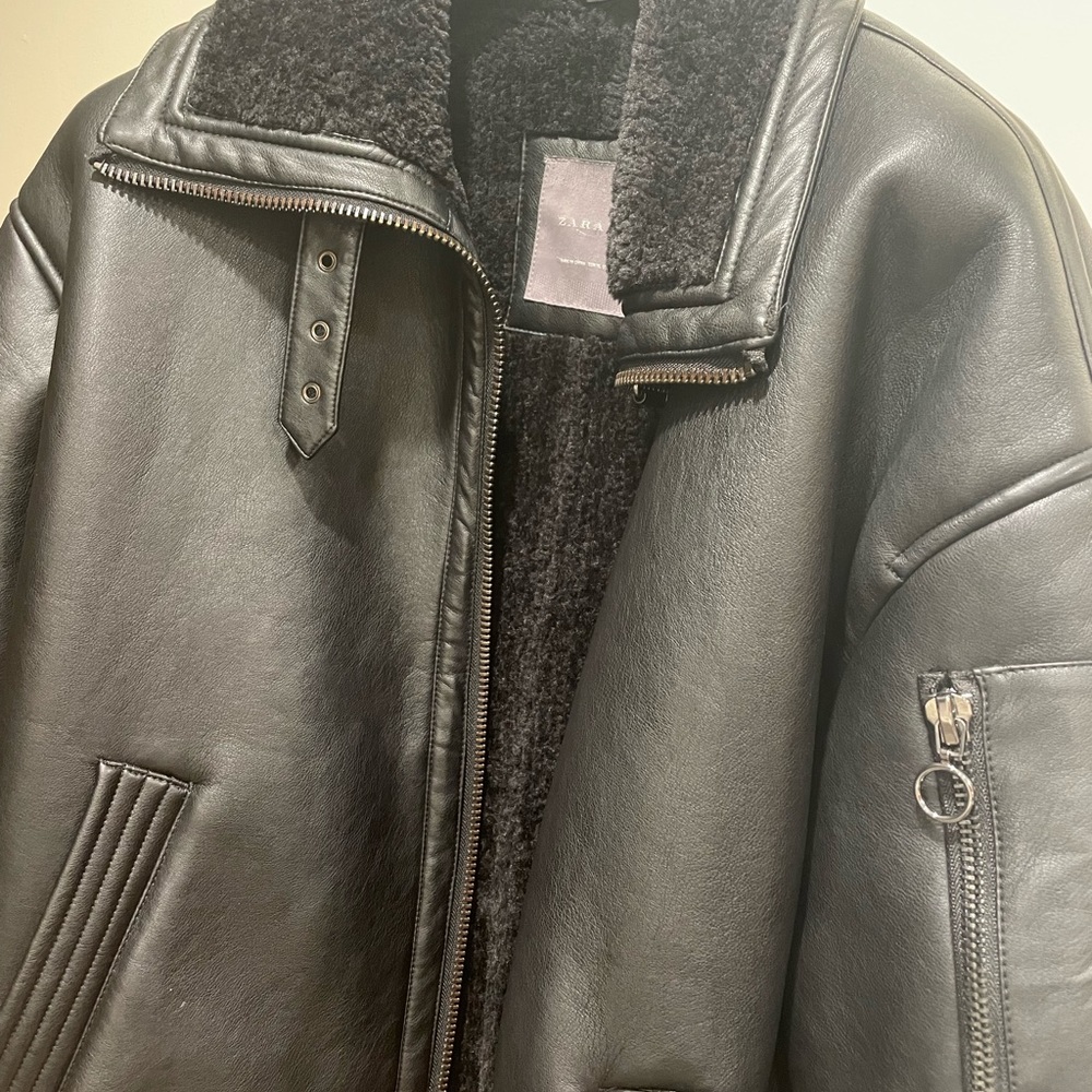Zara faux leather jacket - Picture 8 of 8